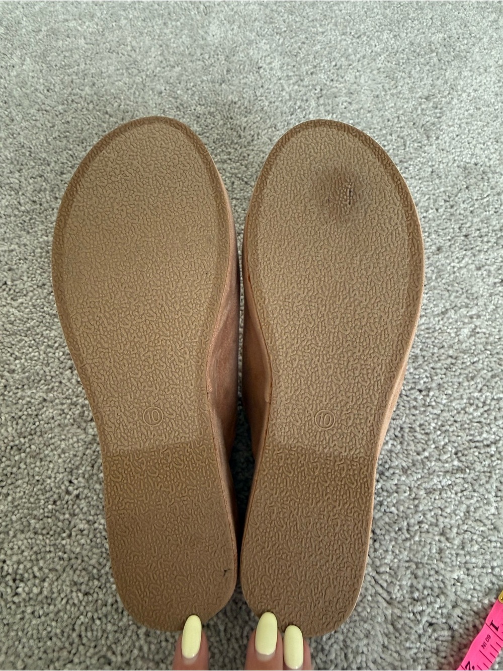 Corkys “Take Notes” Women's Tan Suede Slide Sandals | 10 - Picture 4 of 5